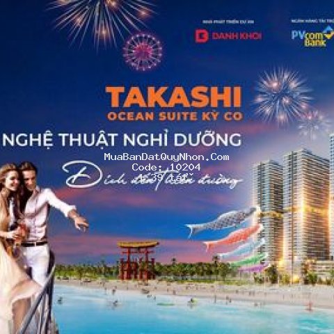 Căn hộ bãi biển takashi ocean suite kỳ co