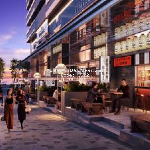 Căn hộ biển 1pn+ 48m2 phong cách nhật,tp quy nhơn