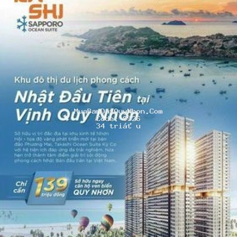 Căn hộ biển quy nhơn sở hữu lâu dài