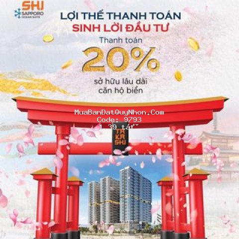 Căn hộ biển sở hữu lâu dài takashi ocean suite