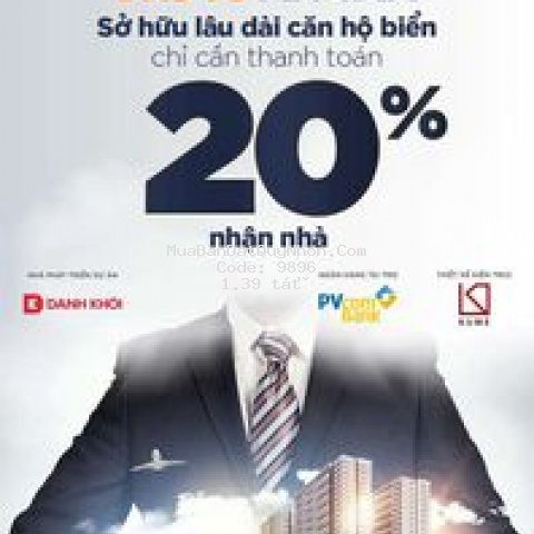 Căn hộ biển takashi quy nhơn 38m2 1pn