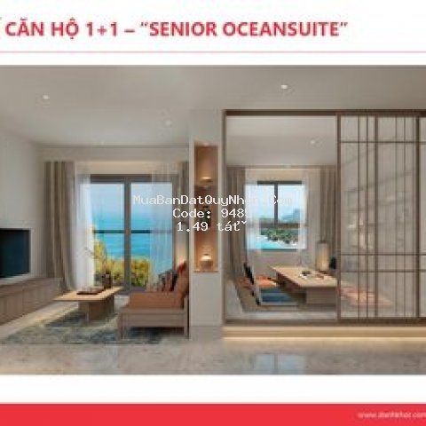 Căn hộ dịch vụ 5 sao thành phố qui nhơn 55m² 2pn