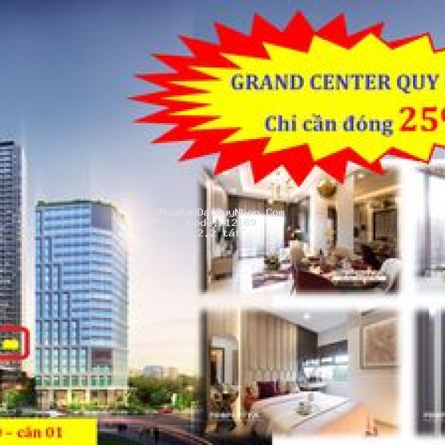 Căn hộ grand center duy nhất 1 suất tầng 10