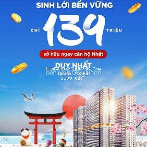 Căn hộ mặt biển, phong cách nhật tại quy nhơn