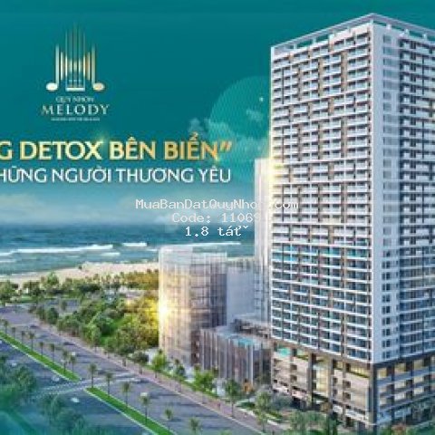 Căn hộ nghỉ dưỡng tp quy nhơn cđt hưng thịnh 1,8ty