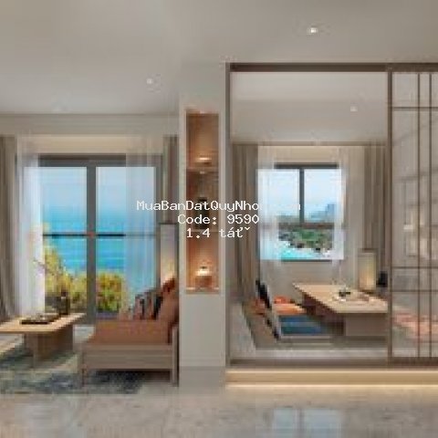Căn hộ nhật 45m2, trực diện biển, sở hữu lâu dài