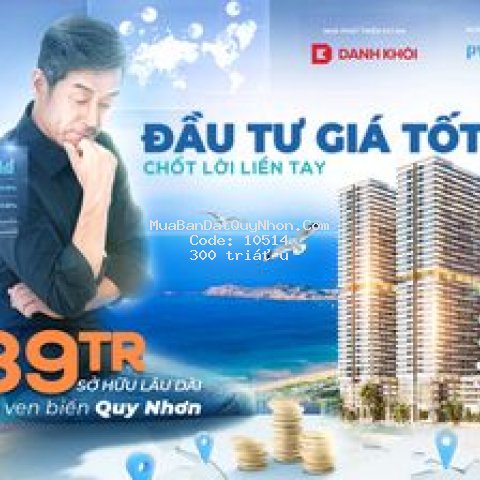 Căn hộ sở hữu lâu dài view biển có sổ hồng riêng