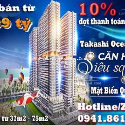 Căn hộ takashi ocean suite cao cấp mặt biển