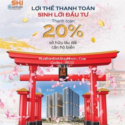 Căn hộ takashi ocean suite view biển, giá tốt