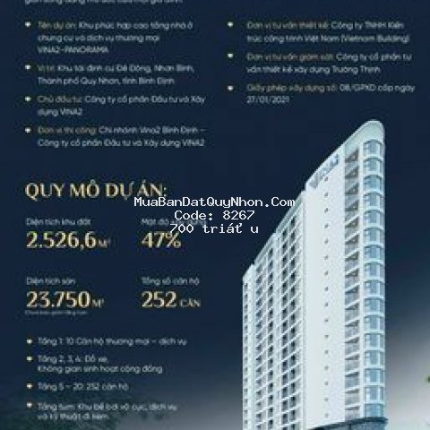 Căn hộ thương mại dịch vụ cao cấp vina2 panorama