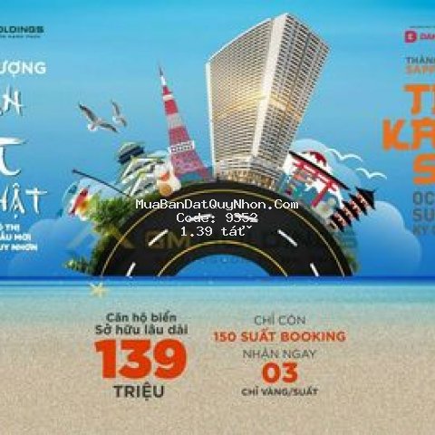 Căn hộ ven biển lâu dài quy nhơn