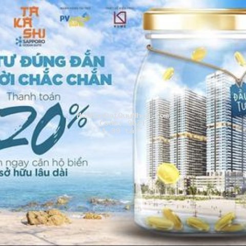 Căn hộ view biển chỉ 280triệu sở hữu ngay