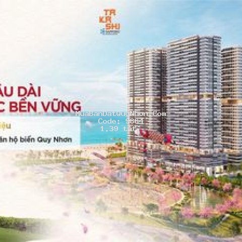 Căn hộ view biển quy nhơn,1tỷ3 căn 1 pn