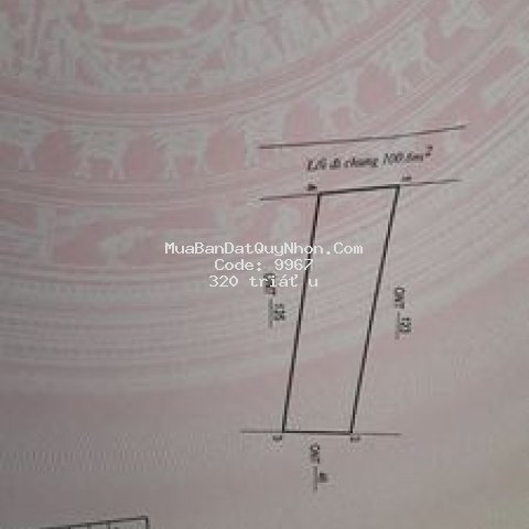 Cc bán đất giá rẻ xã phước sơn, tuy phước giá320tr