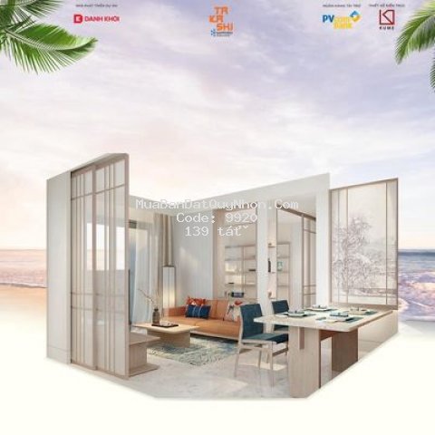 Chỉ 139tr sở hữu ngay căn hộ mặt tiền biển