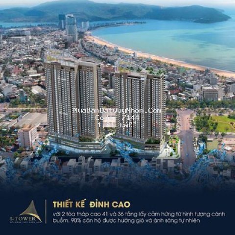 Chỉ từ 600 triệu(30%) sở hữu ngay i tower quy nhơn