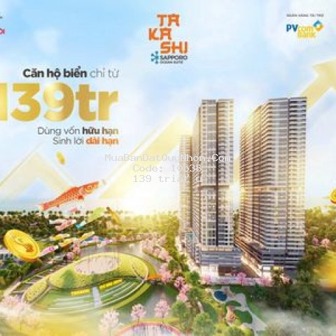 Chung cư dự án takeshi ocean suite kì co 83.000m²