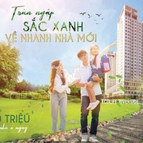 Chung cư ecolife riverside 64m² 2pn , chỉ từ 400tr
