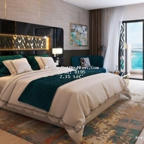 Chung cư quy nhơn melody 50m² 1pn, view biển