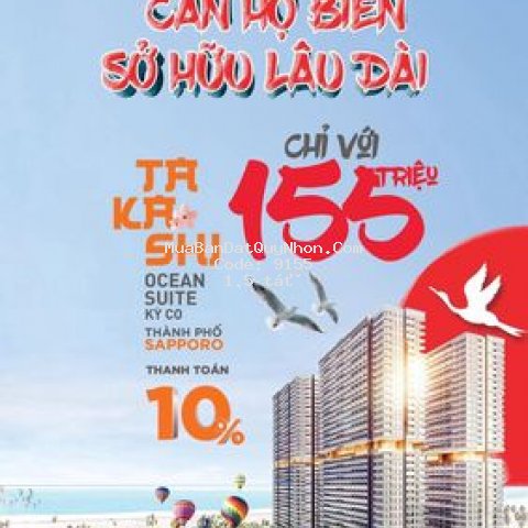 Chung cư takashi ocean suite 106m² 2pn