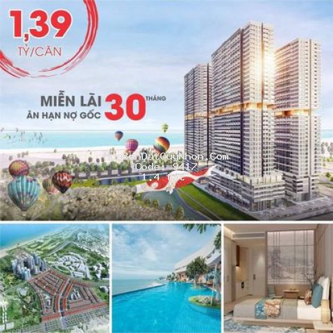 Chung cư thành phố qui nhơn 35m² 1pn