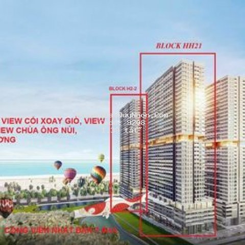 Chung cư thành phố qui nhơn 40m² 1pn view biển
