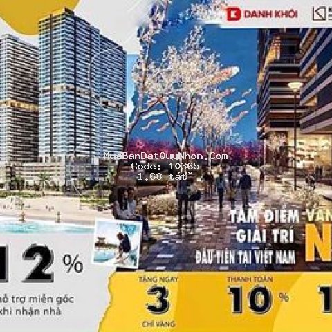 Chung cư thành phố qui nhơn 48m² 1pn