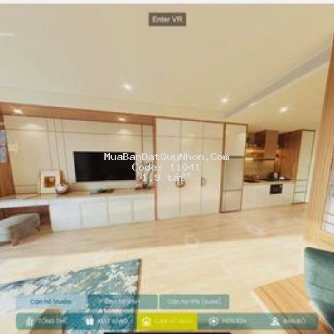 Chung cư thành phố qui nhơn 50m² 1pn