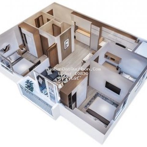 Chung cư thành phố qui nhơn 67m² 2pn