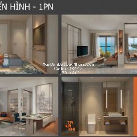 Chung cư view biển giá thanh toán chỉ 300 triệu