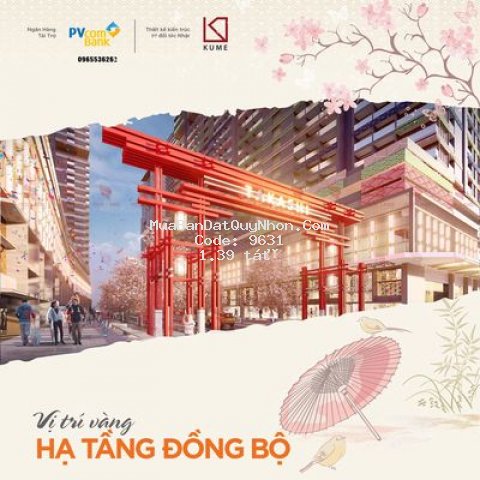 Chung cư view biển quy nhơn 50m² 1pn,1ty39