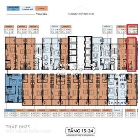 Còn lại 1 căn hộ biển cao cấp (50m2) giá hời