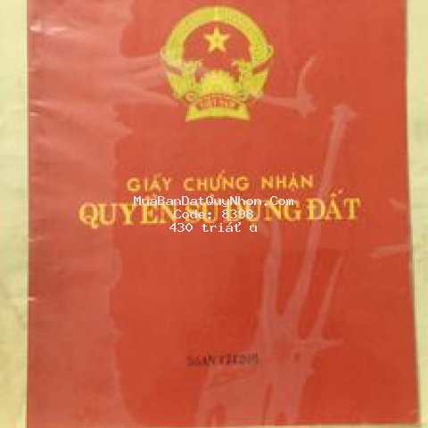 đất huyện hoài nhơn 378m²