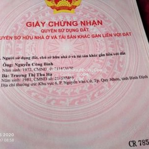 đất khu cn long mỹ. 126.8 m2. có sổ