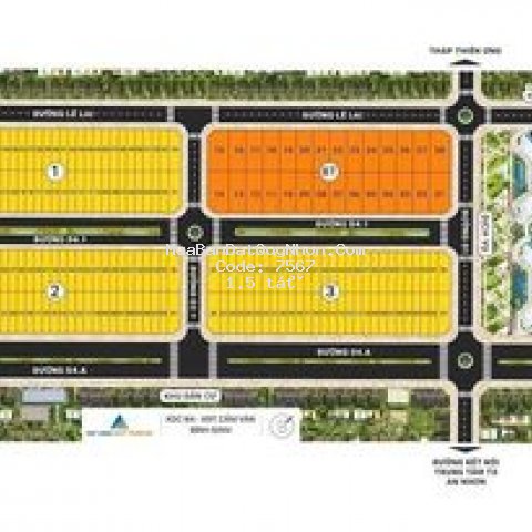 đất khu đô thị cẩm văn 125m² an nhơn bình định