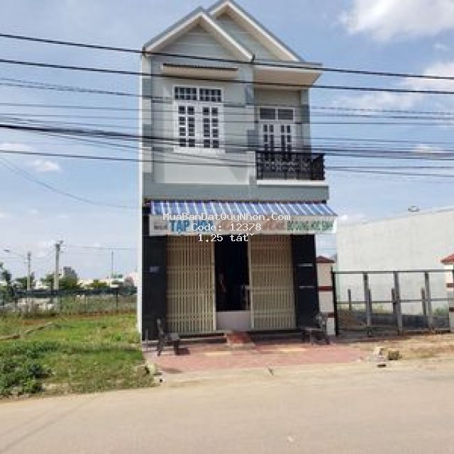 đất mặt tiền nguyễn lữ đập đá 100m2 tx an nhơn
