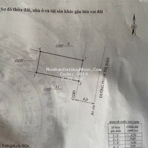 đất mặt tiền phạm thị đào ghềnh ráng