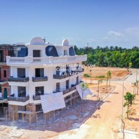 đất nền 100m2 huyện hoài nhơn mặt tiền 2 quốc lộ