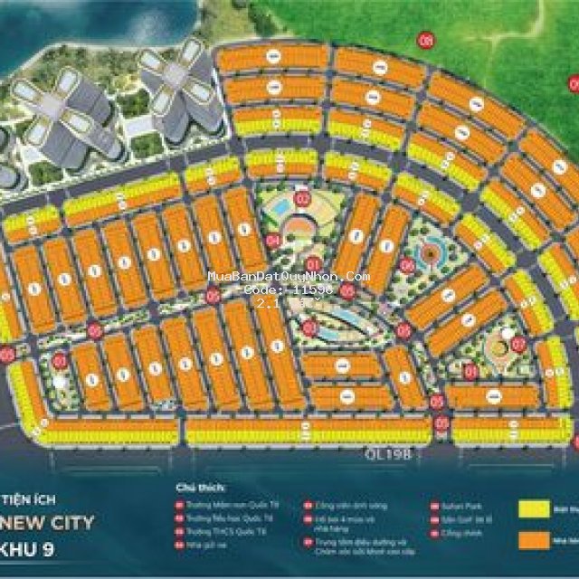 đất nền mặt tiền biển quy nhơn, tt 598 triệu sở h