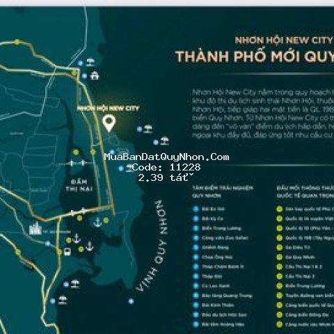 đất nền nhơn hội new city 80m2 5x16
