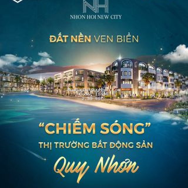 đất nền ven biển nhơn hội new city.