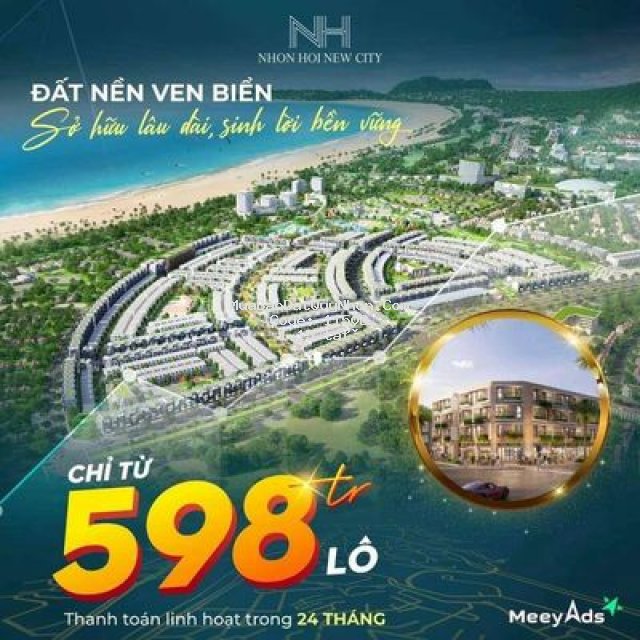 đất nền view biển sở hữu lâu dài ,chỉ từ 598tr/m2