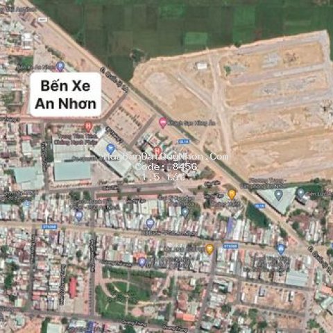 đất ngay bx an nhơn, coopmart, 100m2, 150m2, 200m2