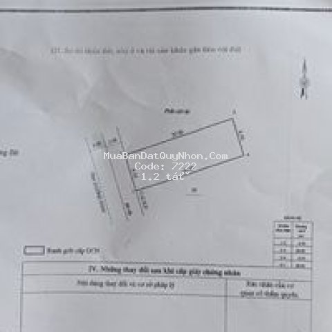 đất nhơn hội 130m2 ngang 6,5m có thể tách 2 lô