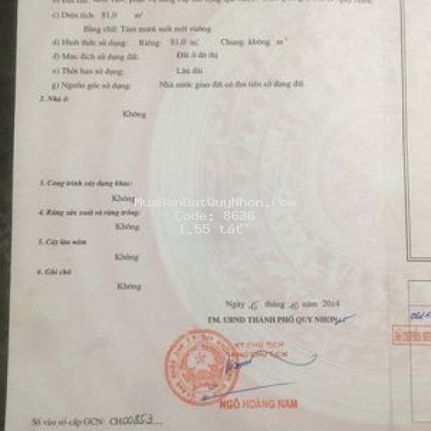 đất quy nhơn giá rẻ