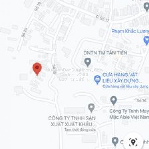 đất thành phố qui nhơn 205m² giá 650 tr
