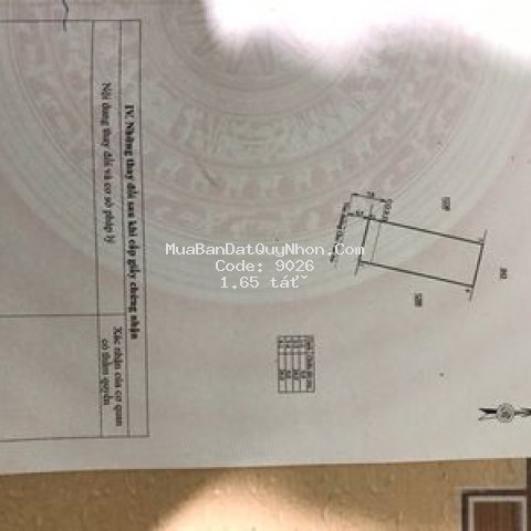 đất thị xã an nhơn 216m² phường nhơn hưng