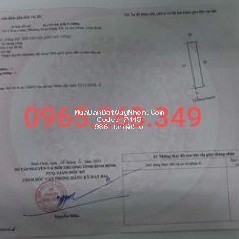 đất trung tâm an nhơn - bao phí sổ đỏ giá 7tr/m2