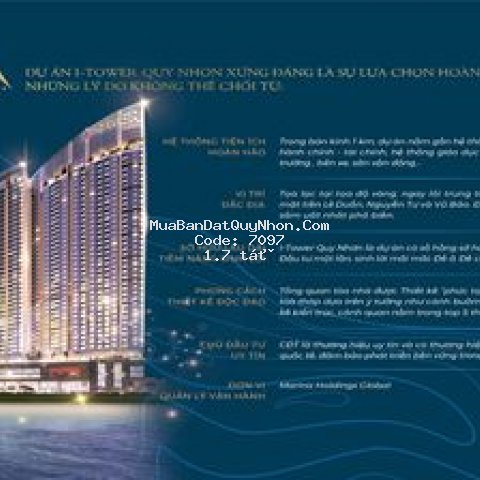 Dự án căn hộ chung cư i-tower quy nhơn