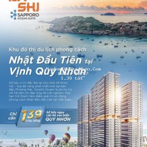 Dự án căn hộ nghỉ dưỡng takashi ocean suite